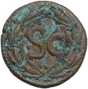 reverse: Domitian as Caesar (69-81).. AE Semis. Antioch mint (Seleucis and Pieria)