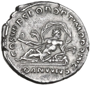 reverse: Trajan (98-117 AD).. Denarius, Rome mint, 103-111 AD
