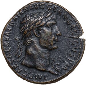 obverse: Trajan (98-117).. AE Sestertius, 103 AD