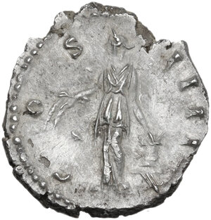 reverse: Antoninus Pius (138-161).. AE Denarius, Rome mint. Struck AD 152-153