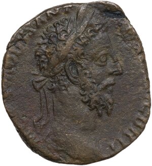 obverse: Commodus (177-192).. AE Sestertius, 186-187 AD