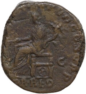 reverse: Commodus (177-192).. AE Sestertius, 186-187 AD