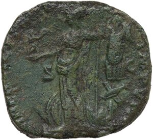 reverse: Commodus (177-192).. AE Sestertius. Struck 189 AD