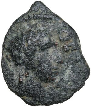 obverse: Iberia, Obulco. AE Semis, c. 1st Century BC