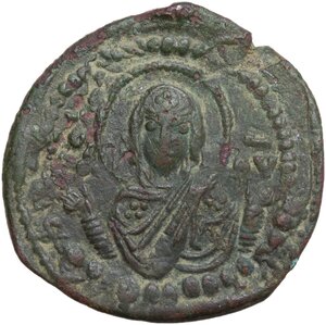 reverse: Anonymous. Time of Romanus IV ( 1068-1071 AD).. AE Follis, Constantinople mint