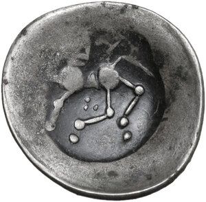 reverse: Celtic, Eastern Europe. AR Tetradrachm, imitating Philip II of Macedon. Sattelkopfpferd type. Mint in the region of Transylvania, 2nd century BC