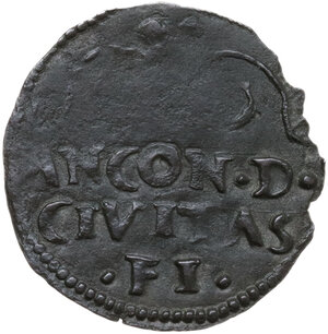 obverse: Ancona.  Monetazione anonima attribuita a Clemente VII (inizio XVI sec). Quattrino