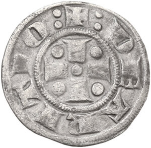 obverse: Arezzo.  Repubblica ( XIII sec.). Grosso da 12 denari