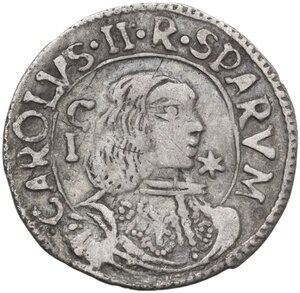 obverse: Cagliari.  Carlo II di Spagna (1665-1700). Reale 1695