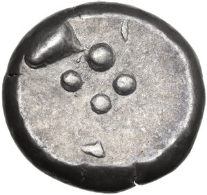reverse: Celtic, Eastern Europe. AR Tetradrachm, imitating of Philip II of Macedon. Mit Buckelavers type. Mint in Northern Hungary or Southern Slovakia, 2nd-1st centuries BC