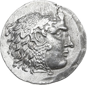 obverse: Thrace, Mesembria. AR Tetradrachm. In the name and types of Alexander III of Macedon, c. 175-150 BC