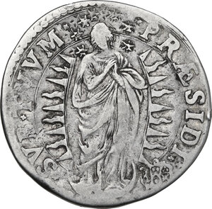 reverse: Roma.  Gregorio XV (1621-1623) Alessandro Ludovisi . Testone