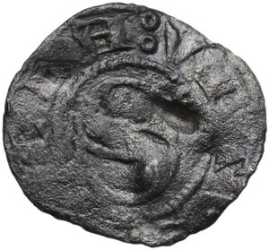 obverse: Siena.  Repubblica (1180-1390). Quattrino, armetta non leggibile