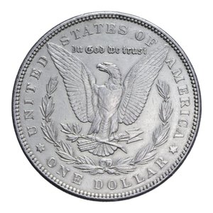 reverse: AMERICA DOLLARO 1886 MORGAN AG. 26,74 GR. BB-SPL