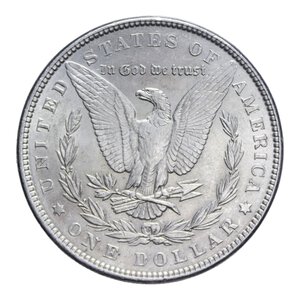 reverse: AMERICA DOLLARO 1887 MORGAN AG. 26,78 GR. SPL/SPL+(SEGNETTI)