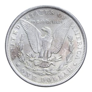 reverse: AMERICA DOLLARO 1888 MORGAN AG. 26,75 GR. BB-SPL