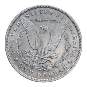 reverse: AMERICA DOLLARO 1890 O MORGAN AG. 26,75 GR. BB-SPL