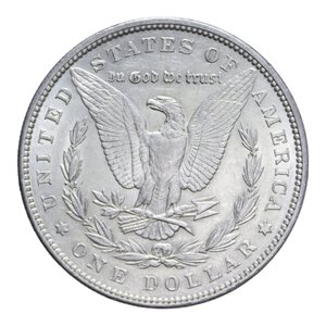 reverse: AMERICA DOLLARO 1890 O MORGAN AG. 26,77 GR. qSPL (SEGNETTI)