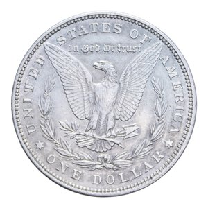 reverse: AMERICA DOLLARO 1896 MORGAN AG. 26,76 GR. BB-SPL/qSPL