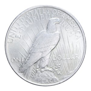reverse: AMERICA DOLLARO 1922 PACE AG. 26,75 GR. SPL-FDC (SEGNETTI)