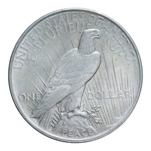 reverse: AMERICA DOLLARO 1923 D PACE AG. 26,78 GR. SPL+