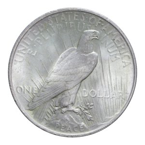 reverse: AMERICA DOLLARO 1923 PACE AG. 26,74 GR. FDC (LEGGERI SEGNETTI)