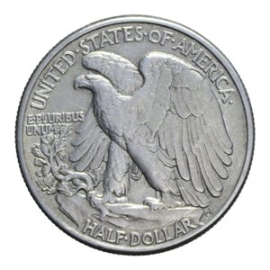 reverse: AMERICA MEZZO DOLLARO 1943 LIBERTY AG. 12,41 GR. BB+