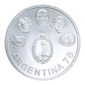 obverse: ARGENTINA 2000 PESOS 1978 AG. 14,91 GR. PROOF 