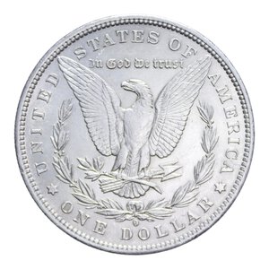 reverse: AMERICA DOLLARO 1884 O MORGAN AG. 26,77 GR. SPL-FDC/SPL (SEGNETTI)