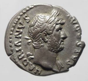 obverse: denario adriano