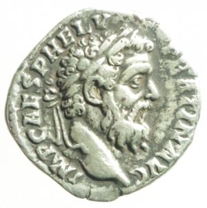 obverse: denario pertinace