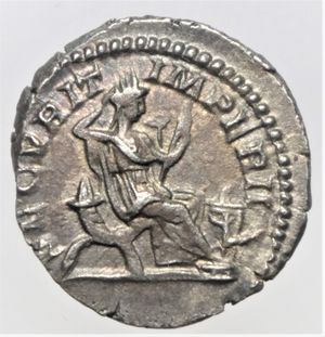 reverse: denario caracalla