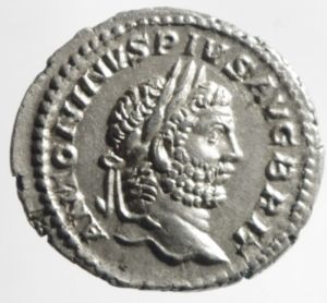 obverse: caracalla denario