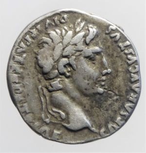 obverse: augusto denario
