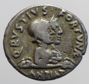 obverse: augusto denario