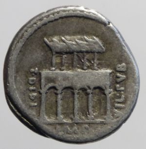 reverse: fonteia denario