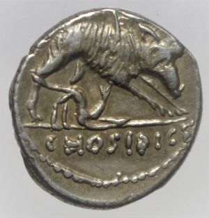 reverse: denario hosidia