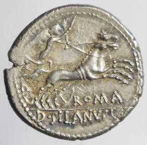 reverse: junia denario