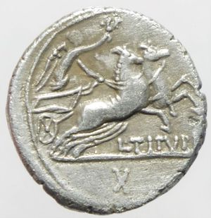 reverse: tituria denario