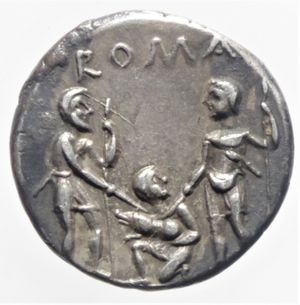 reverse: veturia denario