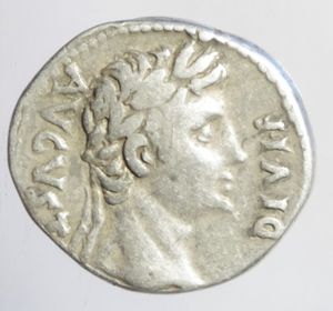 obverse: augusto denario