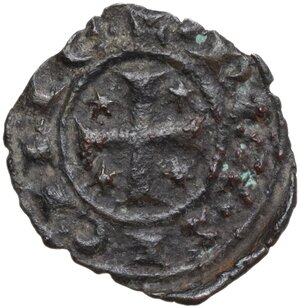 obverse: Italy .  Manfredi (1258-1266). Denaro, 1258-1263, Brindisi mint