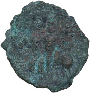 reverse: Italy. Mileto.  Ruggero I (1072-1101).. AE Trifollaro, Mileto mint