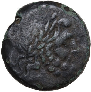 obverse: Bruttium, Vibo Valentia. AE 23 mm, 2nd century BC