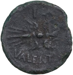 reverse: Bruttium, Vibo Valentia. AE 23 mm, 2nd century BC