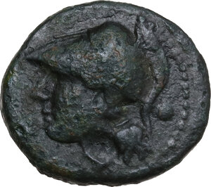obverse: Bruttium, Locri. AE, c. 317-289 BC