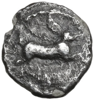 obverse: Bruttium, Rhegion.  Second coinage of Anaxilas.. AR Litra, c. 480-462 BC