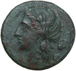 obverse: Bruttium, Rhegion. AE 23.5 mm, c. 260-215 BC
