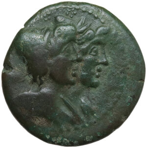 obverse: Bruttium, Rhegion. AE Triens, c. 215-150 BC