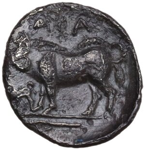 reverse: Abakainon. AR Litra, c. 410-400 BC